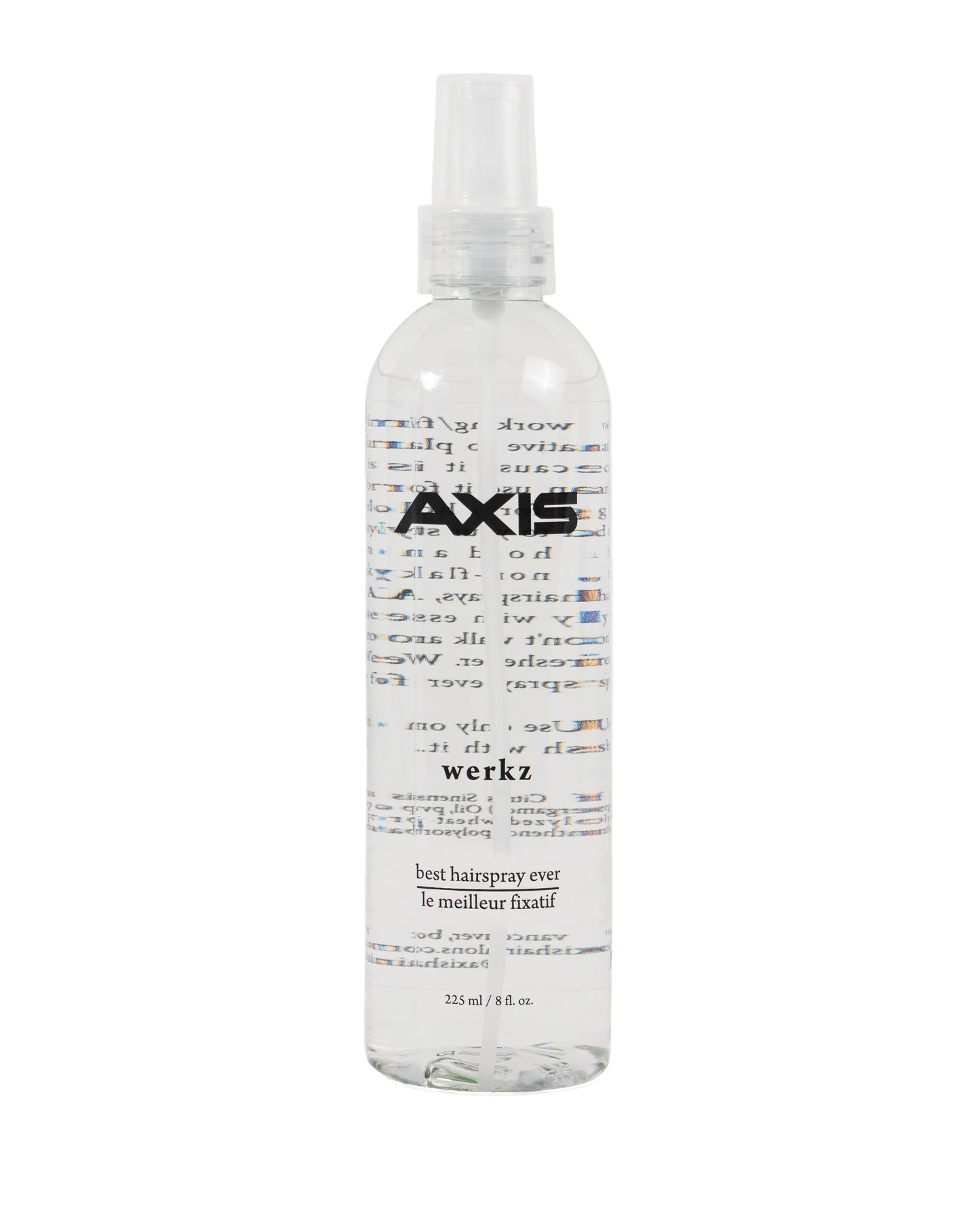 werkz setting + finishing hairspray