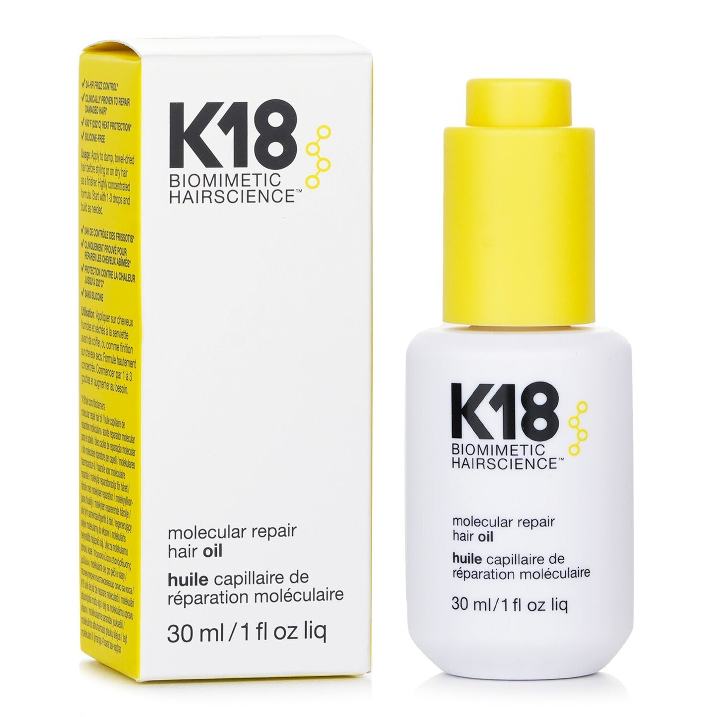 K18 Biomimetic Hairscience Molecular Repair Hair Oil